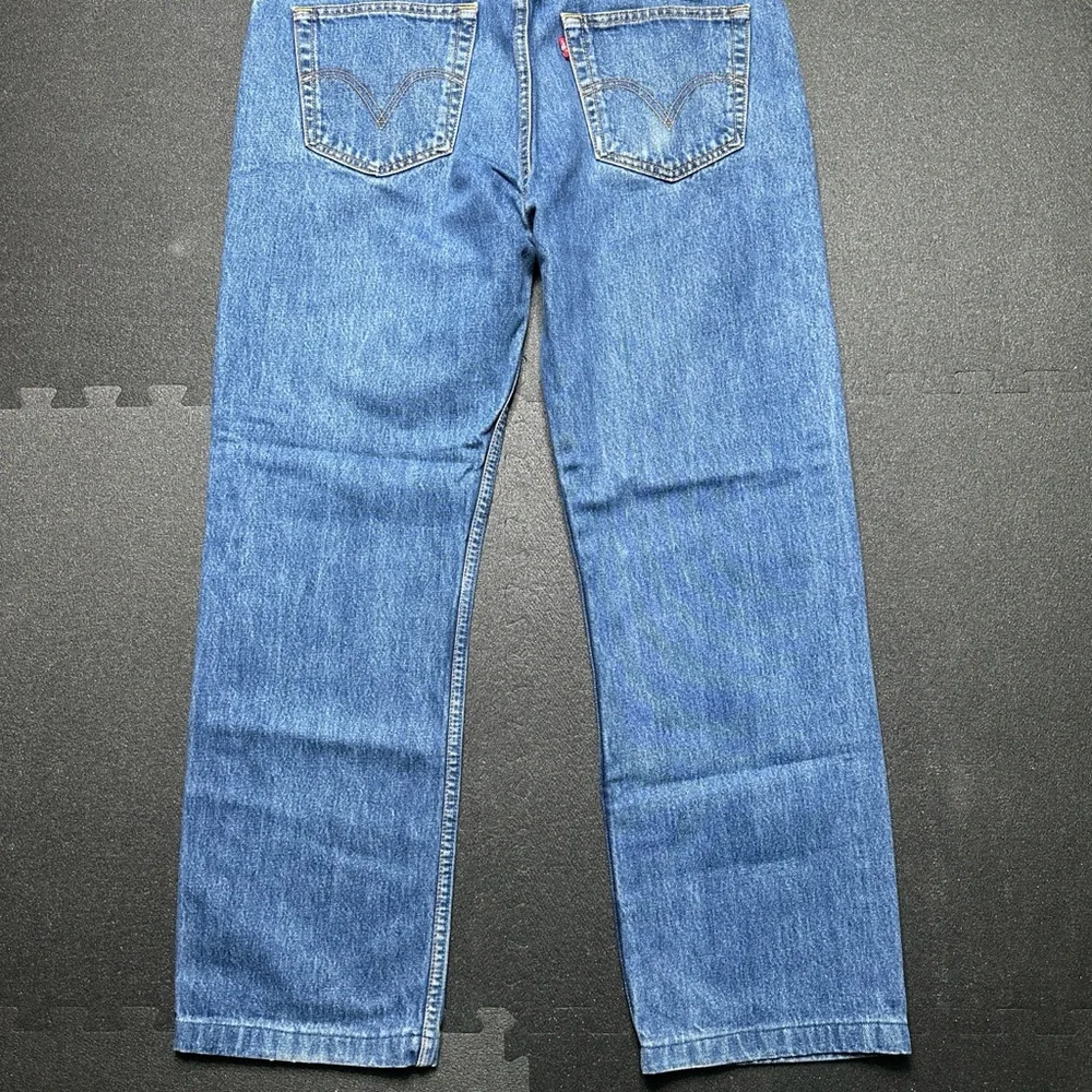 Levi's Men's Straight Blue Jeans - Picture 6 of 8